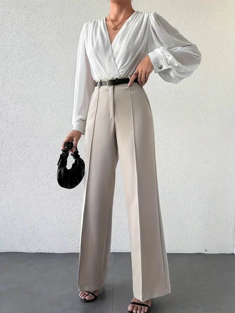 Pantalons Évasés Élégants pour Femmes