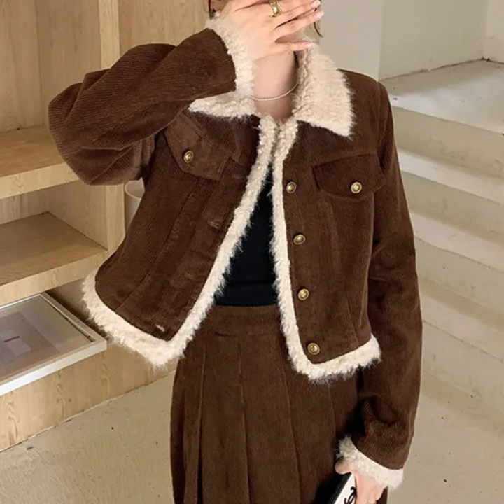 Ensemble de veste et de jupe pour femmes