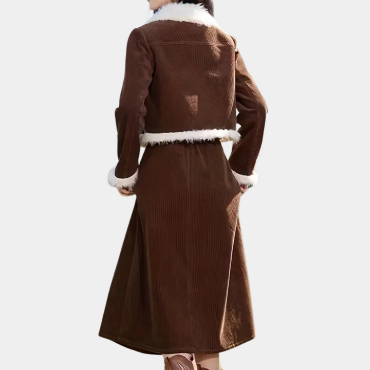 Ensemble de veste et de jupe pour femmes