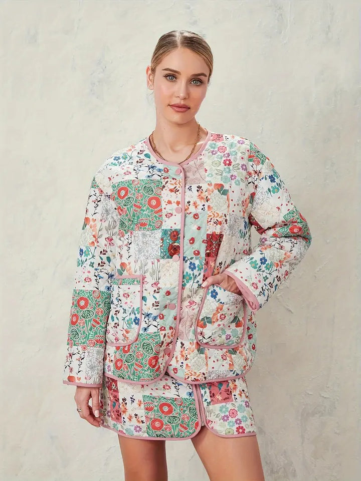 Ensemble de veste et de jupe pour femmes